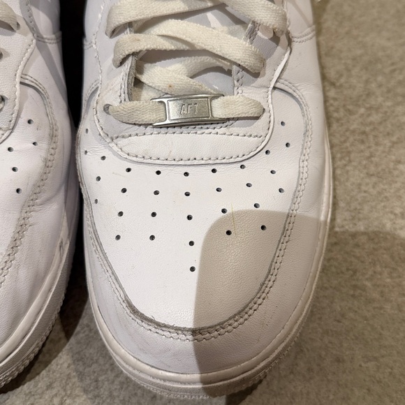 Nike Air White High-Top Sneakers with Strap - Picture 3 of 11